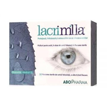 Lacrimilla picaturi pentru ochi, 10 flacoane - ABOPharma
