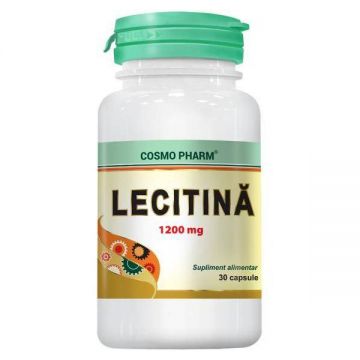 Lecitina, 1200mg, 30cps - Cosmo Pharm