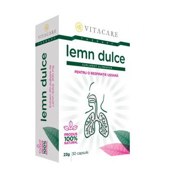 Lemn dulce, 30cps - VitaCare