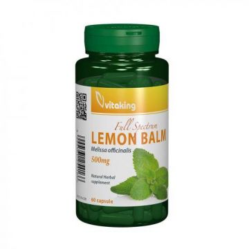 Lemon Balm Roinita, 500mg, 60capsule - Vitaking