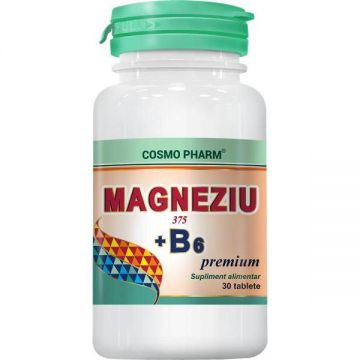 Magneziu 375 si B6 , 30 tablete - Cosmo Pharm