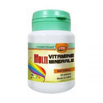 Multivitamine si Multiminerale, 30 tablete - Cosmo Pharm