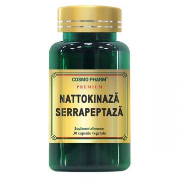 Nattokinaza Serrapeptaza, 30 capsule - Cosmo Pharm