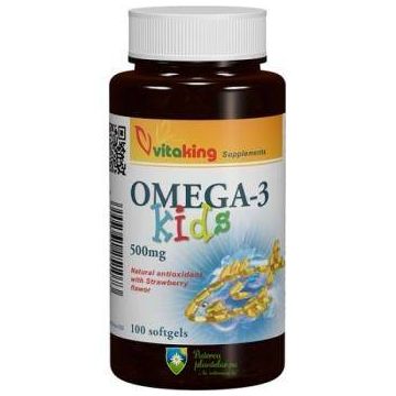 Omega 3 Pt Copii 500mg 100cps VITAKING