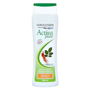 Sampon contra caderii parului cu nuc, ginseng, provitamina B6, Activa Plant, 400ml - Gerocossen