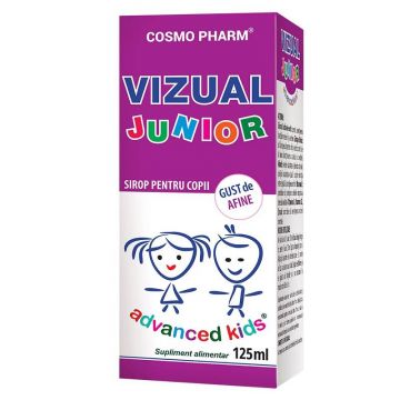 Sirop Vizual Junior, 125ml - Cosmopharm