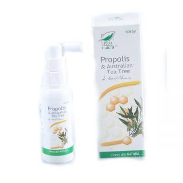 Spray cu propolis si tea tree, 100ml - MEDICA