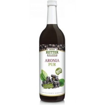 Suc de aronia pur, eco-bio, 750ml - Retter