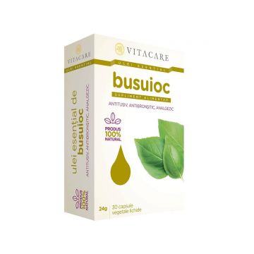 Ulei esential de busuioc, 30cps - VitaCare