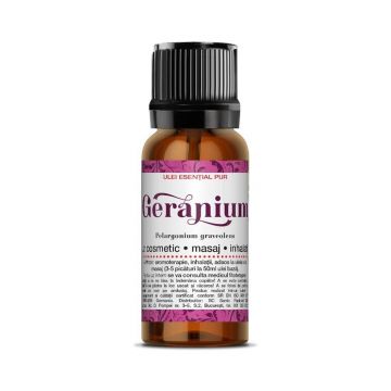 Ulei esential de Geranium, 10ml - Steaua Divina