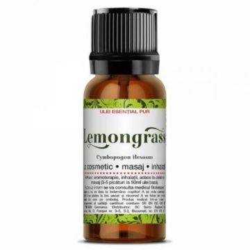 Ulei esential de Lemongrass, 10ml - Steaua Divina