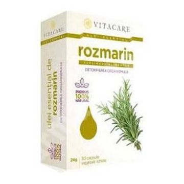 Ulei esential de rozmarin, 30cps - VitaCare