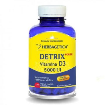 Vitamina D3 naturala 5000ui, 120cps - Herbagetica