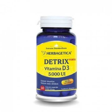 Vitamina D3 naturala 5000ui, 30cps - Herbagetica