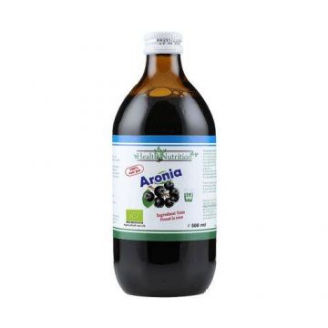 Aronia suc 100% pur, eco-bio, 500ml - Health Nutrition