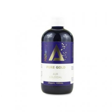 Aur coloidal PureGold 25ppm, Pure Alchemy, 480ml - AGHORAS