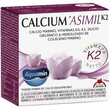 Calcium asimil k2, 30pliculete - Dieteticos Intersa