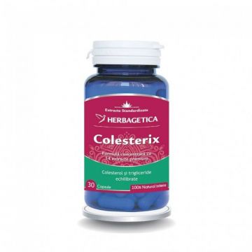 Colesterix, 120cps, 60cps si 30cps - Herbagetica 120 capsule