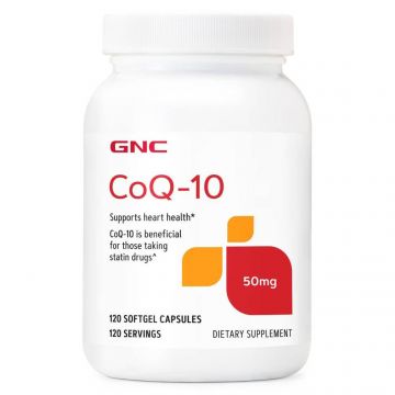 CoQ-10, 50mg, 120cps - GNC