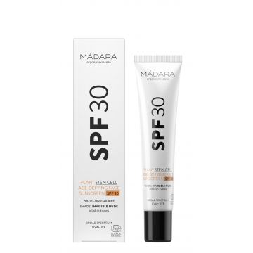 Crema de soare anti-aging pentru fata SPF30, 40ml - Madara