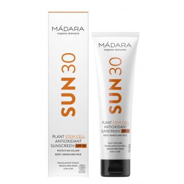 Crema de soare antioxidanta, SPF 30, 100ml - Madara