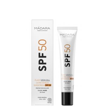 Crema de soare pentru fata SPF 50, Ultra Shield, 40ml - Madara