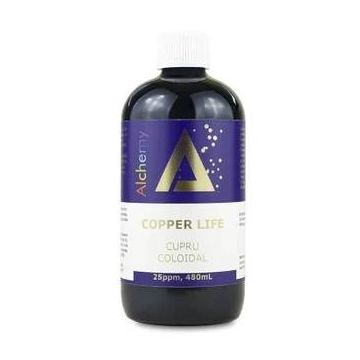 Cupru coloidal Copper Life, 25ppm, 480ml - AGHORAS