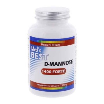 D-Mannose, 1400mg, 60cps - Med's Best