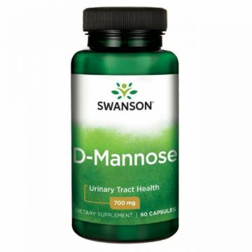 D-Mannose, 700mg, 60cps - Swanson