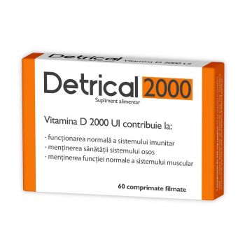 Detrical Vitamina D 2000UI, 60cpr - ZDROVIT