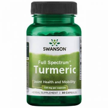 Full Spectrum Turmeric, 720mg, 30cps - Swanson