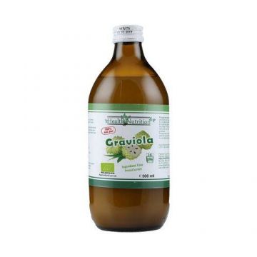 Graviola suc 100% pur, eco-bio, 500ml - Health Nutrition