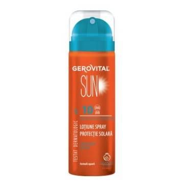 Lotiune spray protectie solara SPF10, 150ml - Gerovital Sun