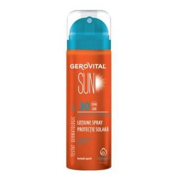 Lotiune spray protectie solara SPF30, 150ml - Gerovital Sun