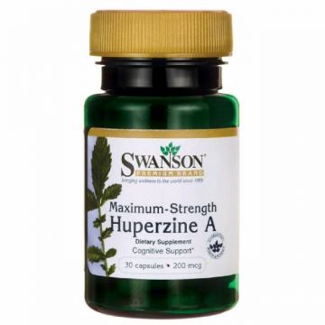 Maximum Strenght Huperzine A, 200mg, 30cps - Swanson