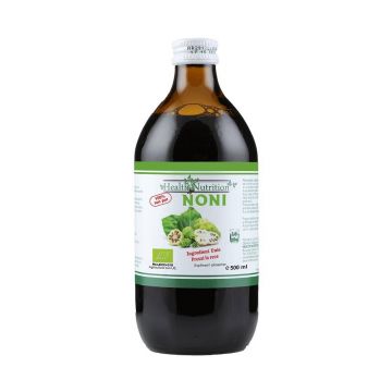 Noni suc 100% pur, eco-bio, 500ml - Health Nutrition