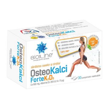 Osteo Kalci Forte K2D3, 30cpr - HELCOR