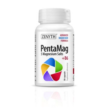 PentaMag, 5 forme de magneziu, 30cps- Zenyth Pharmaceuticals