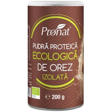 Pudra Proteica De Orez Izolata, Eco-bio, 200g - PRONAT