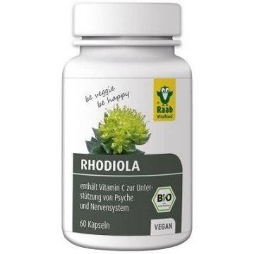 Rhodiola rosea 550mg, eco-bio, 60cps - Raab