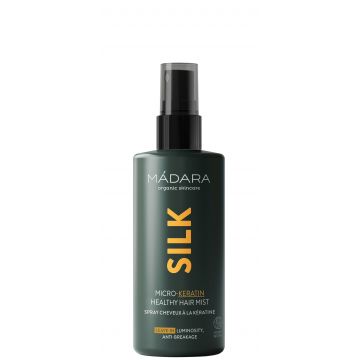 Spray leave-in pentru par, Silk Micro-keratin, 90ml - Madara