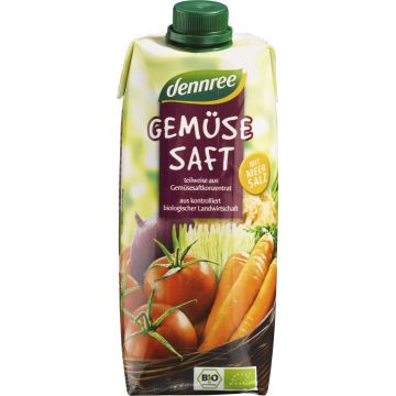 Suc de legume, eco-bio, 500ml - Dennree