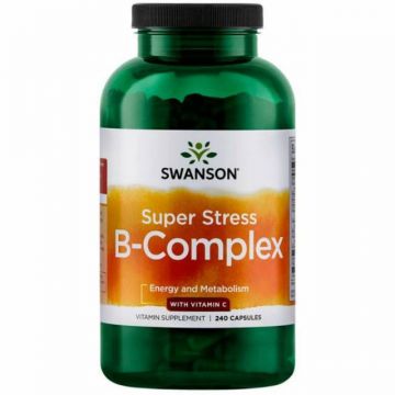 Super Stress Vitamin B-Complex, 240cps - Swanson