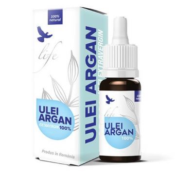 Ulei de Argan 100% extravirgin, 10ml - Life Bio