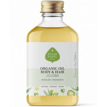 Ulei de jojoba pentru corp si par, eco-bio, 100ml - Eliah Sahil