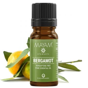 Ulei esential de Bergamota fara bergapten, 10ml - Mayam