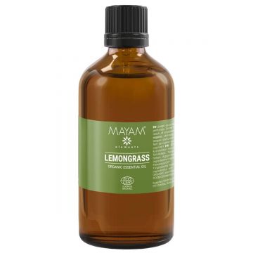 Ulei esential de Lemongrass, eco-bio, 100ml - Mayam