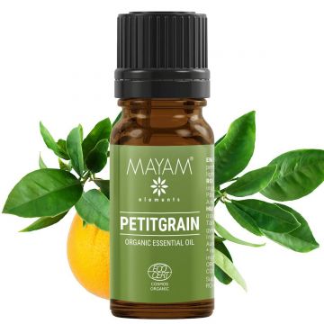 Ulei esential de Petitgrain, eco-bio, 10ml - Mayam