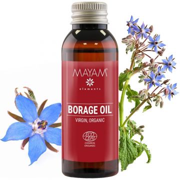 Ulei virgin de Borago, eco-bio, 50ml - Mayam