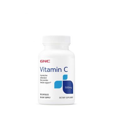 Vitamina C, 500mg, 90cps - GNC